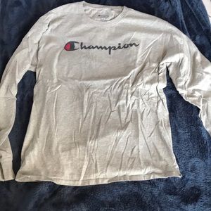 Silver Champion long sleeve t-shirt